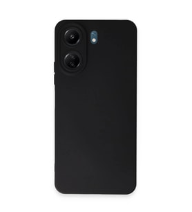 Xiaomi Redmi 13c Kılıf Nano İçi Kadife Silikon - Siyah
