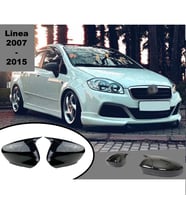 Fiat Linea Batman Yarasa Ayna Kapağı Piona Black ABS 2007-2015