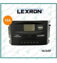 10A Solar Şarj Regülatörü 10 Amper Güneş Paneli Şarj Kontrol Cihazı Lexron 12/24V