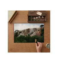 Kayalıklar - Yeşillik - Manzara Tasarımı 240 parça Ahşap Puzzle Ahşap Kutuda MP07077