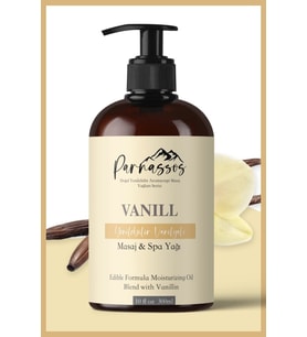 Parnassos 300 ML Vanilya Aromalı Masaj Yağı - Yumuşak ve Tatlı Bir Masaj Deneyimi
