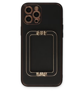 Pilelistore   iPhone 12 Pro Kılıf Coco Elit Kapak - Siyah