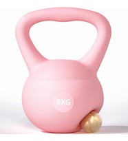 Valkyrie 8kg Soft Kettlebell Yumuşak Tabanlı Metal Kumlu  Ses Yapmaz Darbeye Dayanıklı Çift El Ağırlık