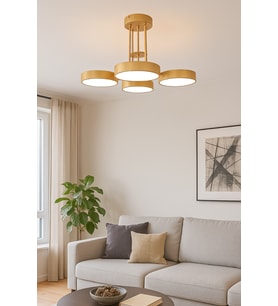 Modern enerji tasarruflu 3 renk LED avize, şık salon ve çocuk odası dekoru