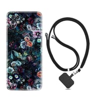 INFINIX Note 11 Pro Note 10 Hot 9 Play Kılıf Boyun Askılı Silikon Great Flowers 1304