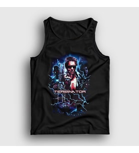 Presmono Unisex Siyah Time Travel Film The Terminator Atlet 254873tt