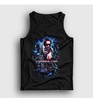 Presmono Unisex Siyah Time Travel Film The Terminator Atlet 254873tt