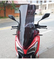MOTOCAM RKS Reale 125 Ön Cam 2023-2026 Model 78cm Siyah Renkli 4mm UZUN