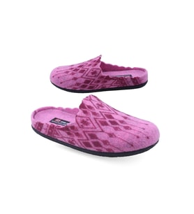 Gezer 13707 Kadın Keçe Kumaş Halı-Ev Terliği (Pembe)