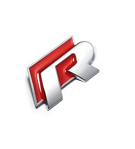 R civatalı ön panjur logosu-kırmızı / YACI155