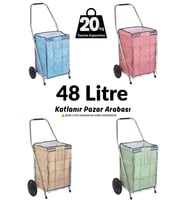 48 Litre Eko Mini Pazar Arabası