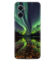 Xiaomi Redmi Note 11E Kılıf Resimli Desenli Baskılı Silikon Kuzey Işıkları 1327