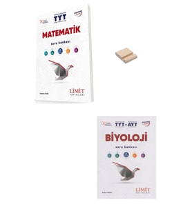 Limit TYT Matematik ve Biyoloji Soru Bankası + Telefon Standı