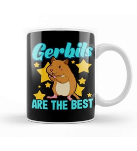 Cute & Funny Gerbils Are The Best Pet Owners Kupa Bardak Porselen