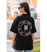 Bts J-Hope Suga Jimin Jungkook Sırt Baskılı Unisex Oversize Müzik Grubu Tişört