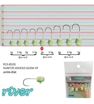 GLOWLU JİGHEAD RİVER HUNTER 4’LÜ PAKET 1,5GR
