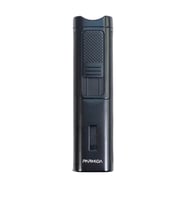 Parmida 3 Torch Pürmüz Sehpalı Gövdesi Deri Siyah Metal Puro Çakmağı - TR9490