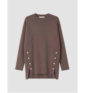LCW EVERYDAY Pembe Oversize Kadın Triko Kazak