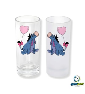 Eeyore Buzlu / Buzsuz Seçenekli Rakı Bardağı – 1 Adet Şık Sunum Bardağı 0273