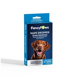 Fancy Paws Ense Damlası 10-20 Kg: Bitkisel Tüy ve Deri Bakım Yağı (3x3ml)