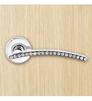 Kapı Kolu Taşlı Saten Krom 603kt Oda-barelli