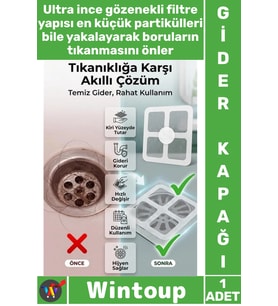 #GiderKapağı Banyo Mutfak Süzgeci Filtre Kapatıcı Pislik Tutucu Kendinden Yapışkanlı Gider Kapağı