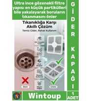 #GiderKapağı Banyo Mutfak Süzgeci Filtre Kapatıcı Pislik Tutucu Kendinden Yapışkanlı Gider Kapağı