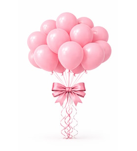 Beysüs Pembe Makaron Balon 20 adet 12inç