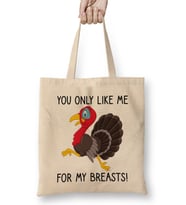You Only Like Me For My Breasts Funny Bez Çanta Uzun Saplı
