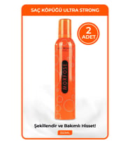 Morfose Turuncu Saç Şekillendirici Köpük (MOUSSE)  Ultra Strong 2x350ml.