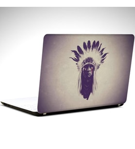 Kızılderili Laptop Sticker 12 İnch (29X24CM)