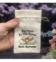 Bayram Harçlık Kesesi - ( 5 ADET ) Kurban Bayramı (Ham)