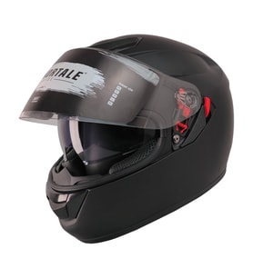 Motosiklet Kaskı CE Sertifikalı Güneş Vizörlü Full Face Mat Siyah Kask