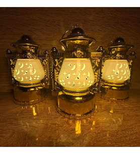 Ramazan Kandili 10cm 12 li Kutu Dekoratif LED Aydınlatma