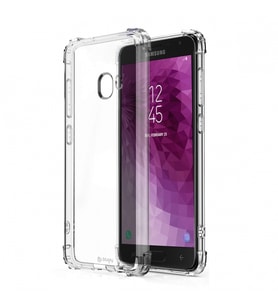 Blogy Galaxy J4 ile Uyumlu Crystal Fit Kılıf Crystal Clear