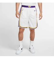 NİKE Los Angeles Lakers Mnk Dri-FIT Swingman Short Asc 18 Erkek Şort (Beyaz)