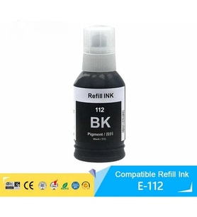 Xplus ® Epson 112 Ecotank L15160 Siyah Ithal Muadil Pigmentli Mürekkep Siyah 127 ml