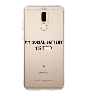 Huawei Mate 10 Lite Uyumlu Baskılı Yumuşak Silikon Şeffaf Telefon Kılıfı