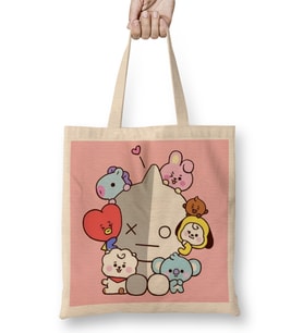 BT21 Baby Bez Çanta Uzun Saplı