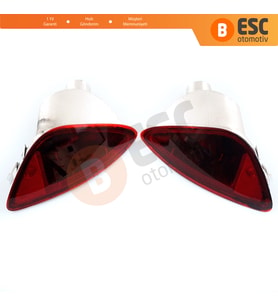 Renault Clio 3 için Arka Tampon Sis Farı 8200776055, 8200776054
