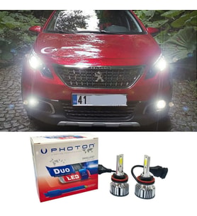 Peugeot 2008 Led Xenon Kısa Far Ampulü H7 Duo Yeni Seri Beyaz 2013-2019