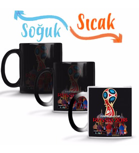 Copa 2018 Sihirli Kupa Bardak Porselen