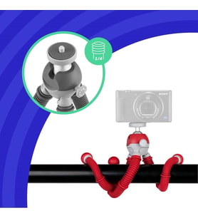 Joby Podzilla Orta Kiti, Griptight 360 Telefon Montajlı Esnek Tripod, Gorillapod'Un Yaratıcılarından