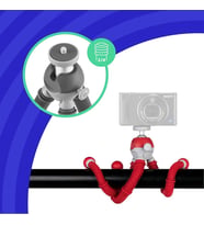 Joby Podzilla Orta Kiti, Griptight 360 Telefon Montajlı Esnek Tripod, Gorillapod'Un Yaratıcılarından