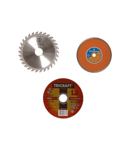 3 Lü 115mm Turbo Mermer Fayans, ,ahşap,metal Kesme Disk Seti