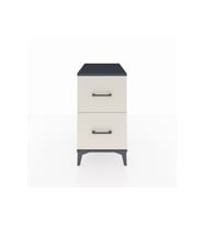 Kronos Komodin 2 Çekmeceli 44x59x80 Antrasit-Aytaşı