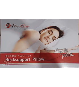 ViscoCare Visko Elastik Memory Foam Ergonomik Seyahat Boyun Yastığı