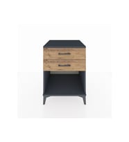Kronos Komodin 2 Çekmeceli 60x59x80 Antrasit-Çam