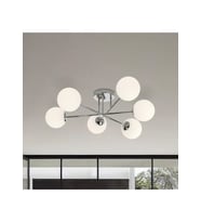 Santa Rosa 6 Başlıklı Plafonyer Avize RA-AVZ- 2681-35-49 (Krom)