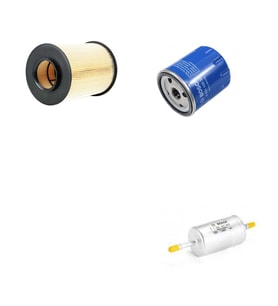 Bosch Filtre Bakım Seti Volvo C30 1.6 Benzin 2007-2012 Hava + Yağ f. + Yakıt Filtre Bosch